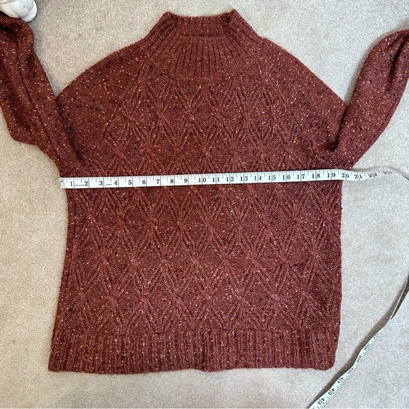 LOFT Turtleneck Speckled Fleck Sweater - Picture 7 of 8